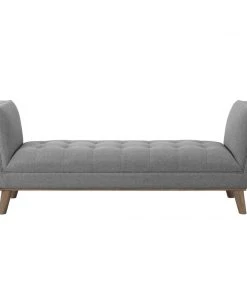 Modway Loft Leather Bench Cream White 11 Modway Loft Leather Bench Cream White