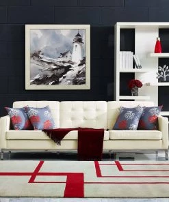 Modway Loft Leather Sofa Cream White 8 Modway Loft Leather Sofa Cream White