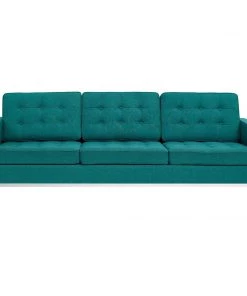 Modway Loft Upholstered Fabric Sofa Teal SOFAS