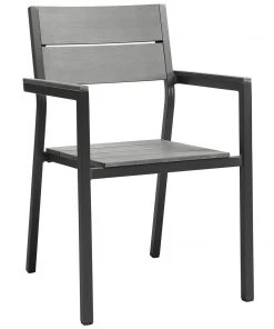 Modway Maine 3 Piece Modern Patio Dining Set Outdoor Dining Sets