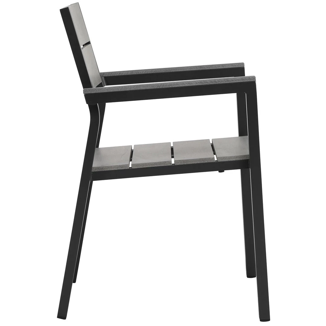 Modway Maine 3 Piece Modern Patio Dining Set Outdoor Dining Sets 3 Modway Maine 3 Piece Modern Patio Dining Set Outdoor Dining Sets