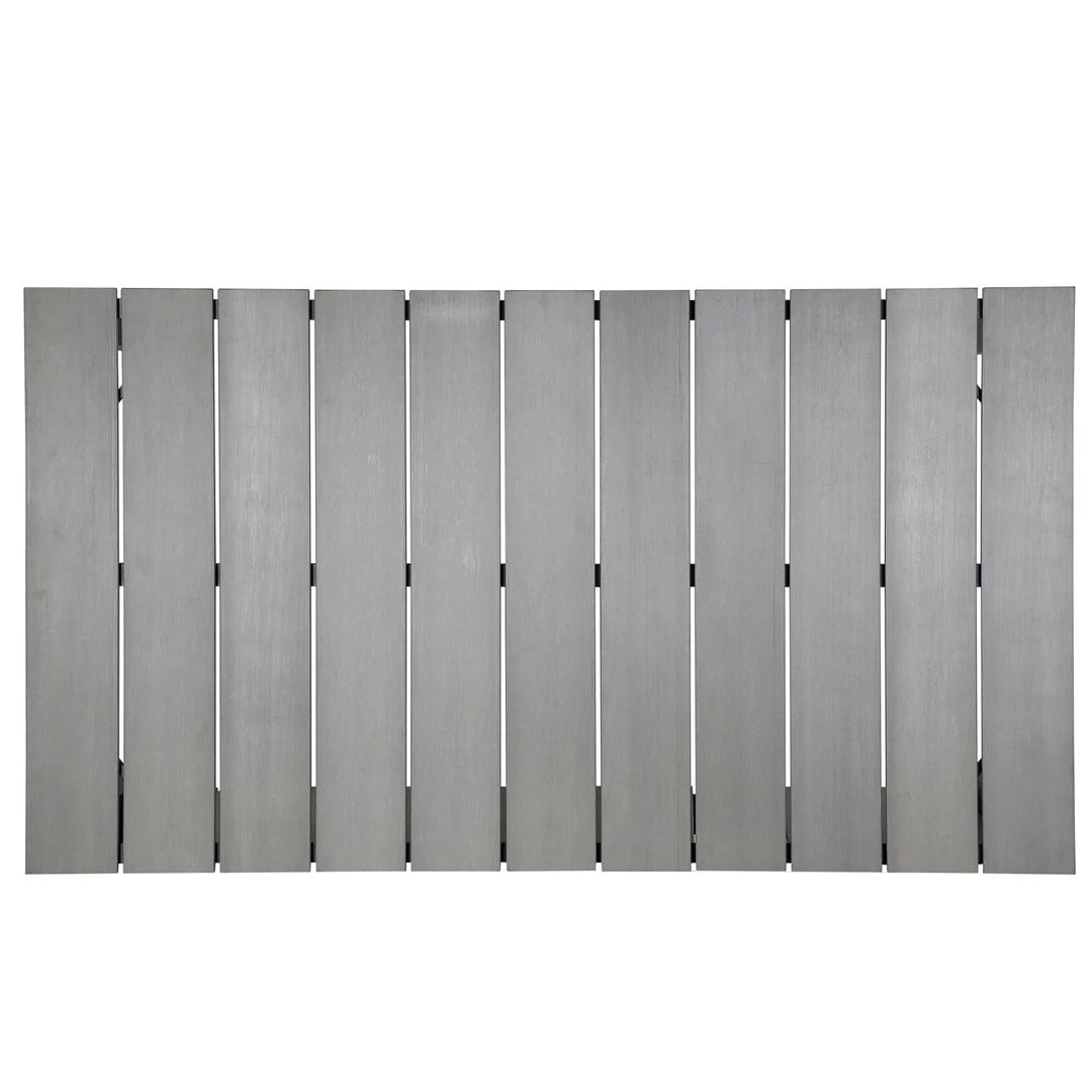 Modway Maine 63" Outdoor Patio Dining Table Brown Gray 3 Modway Maine 63" Outdoor Patio Dining Table Brown Gray