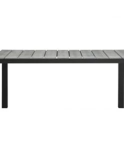 Modway Maine 63" Outdoor Patio Dining Table Brown Gray