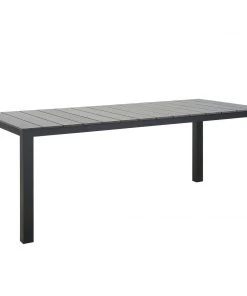 Modway Outdoor Tables Maine 80" Outdoor Patio Dining Table Brown Gray