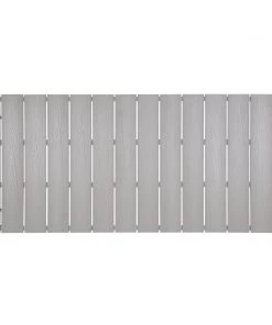 Modway Maine 80" Outdoor Patio Dining Table White Light Gray Outdoor Tables 6 Modway Maine 80