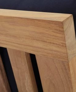 Modway Marina Armless Outdoor Patio Teak Sofa Natural Navy 12 Modway Marina Armless Outdoor Patio Teak Sofa Natural Navy