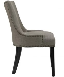 Modway Marquis Dining Chair Fabric Set Of 4 Granite