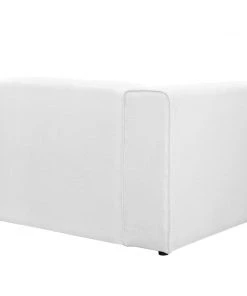 Modway Sectionals Mingle Fabric Left-Facing Sofa White