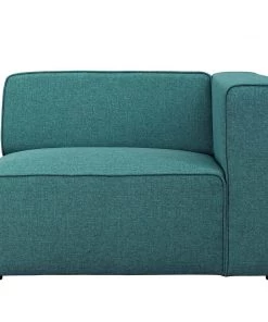 Modway Mingle Fabric Right-Facing Sofa Teal