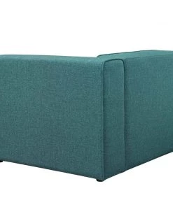 Modway Mingle Fabric Right-Facing Sofa Teal