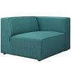 Modway Mingle Fabric Right-Facing Sofa Teal