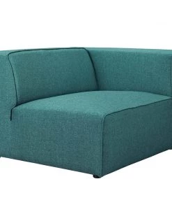 Modway Mingle Fabric Right-Facing Sofa Teal