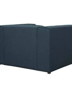 Modway Mingle Upholstered Fabric Armchair Blue Armchairs