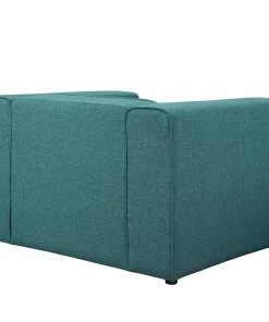 Modway Mingle Upholstered Fabric Armchair Teal