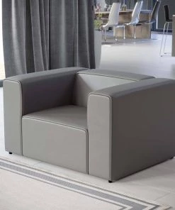 Modway Mingle Vegan Leather Armchair