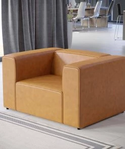 Modway Mingle Vegan Leather Armchair