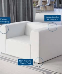 Modway Mingle Vegan Leather Armchair