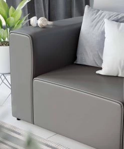 Modway Mingle Vegan Leather Armchair