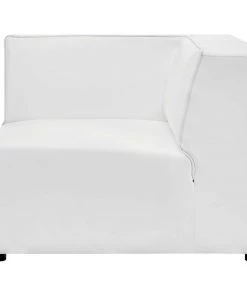 Modway Sectionals Mingle Vegan Leather Corner Chair White 12 Modway Sectionals Mingle Vegan Leather Corner Chair White