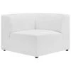 Modway Sectionals Mingle Vegan Leather Corner Chair White