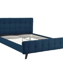 Modway Ophelia Queen Fabric Bed Azure