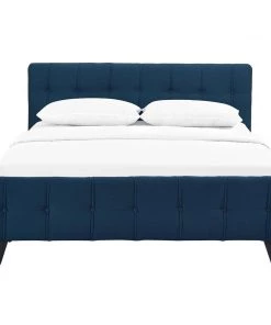 Modway Ophelia Queen Fabric Bed Azure
