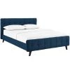 Modway Ophelia Queen Fabric Bed Azure