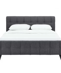 Modway Ophelia Queen Fabric Bed Gray 10 Modway Ophelia Queen Fabric Bed Gray