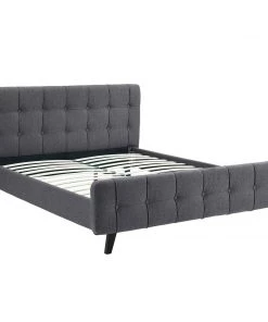 Modway Ophelia Queen Fabric Bed Gray