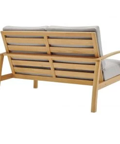 Modway Outdoor Loveseats Orlean Outdoor Patio Eucalyptus Wood Loveseat Natural Light Gray 11 Modway Outdoor Loveseats Orlean Outdoor Patio Eucalyptus Wood Loveseat Natural Light Gray