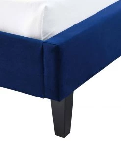 Modway Penelope Tufted Wingback Queen Performance Velvet Platform Bed Navy Beds 14 Modway Penelope Tufted Wingback Queen Performance Velvet Platform Bed Navy Beds