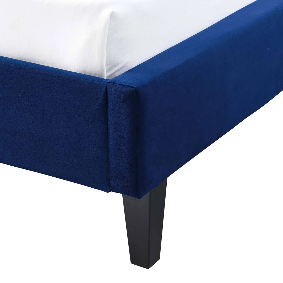 Modway Penelope Tufted Wingback Queen Performance Velvet Platform Bed Navy Beds 6 Modway Penelope Tufted Wingback Queen Performance Velvet Platform Bed Navy Beds