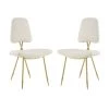 Modway Ponder Dining Side Chair Set Of 2 Ivory Dining Chairs
