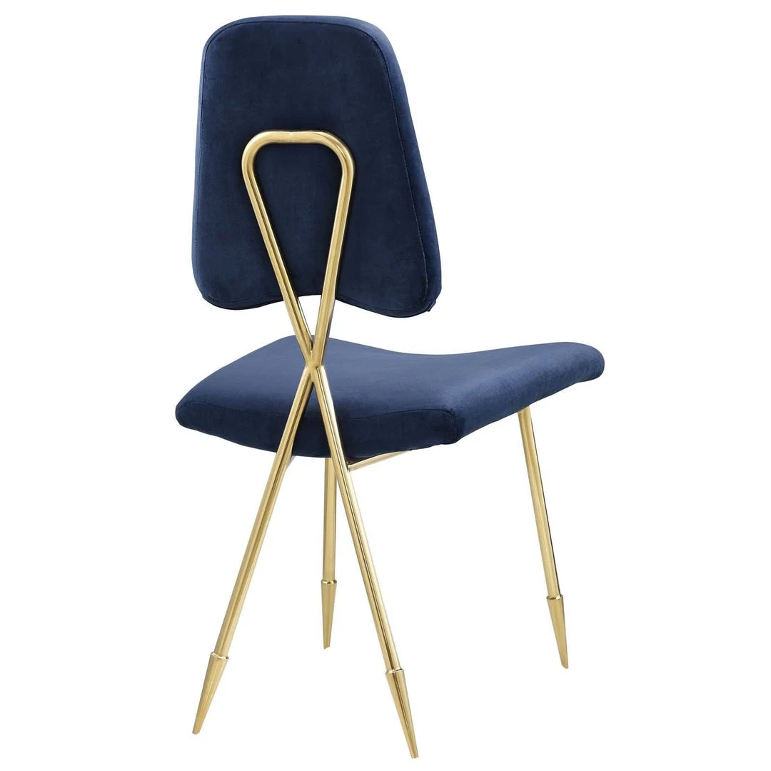 Modway Ponder Dining Side Chair Set Of 2 Navy 4 Modway Ponder Dining Side Chair Set Of 2 Navy