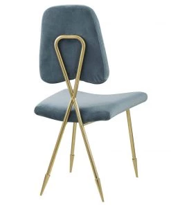 Modway Dining Chairs Ponder Dining Side Chair Set Of 2 Sea Blue