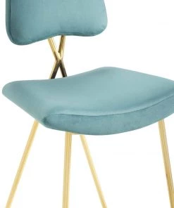 Modway Stools Ponder Performance Velvet Bar Stool Sea Blue 13 Modway Stools Ponder Performance Velvet Bar Stool Sea Blue