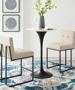 Modway Stools Privy Black Stainless Steel Fabric Counter Stool Set Of 2 Black Beige 8 Modway Stools Privy Black Stainless Steel Fabric Counter Stool Set Of 2 Black Beige