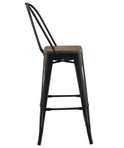 Modway Promenade Bar Stool Set Of 4 White