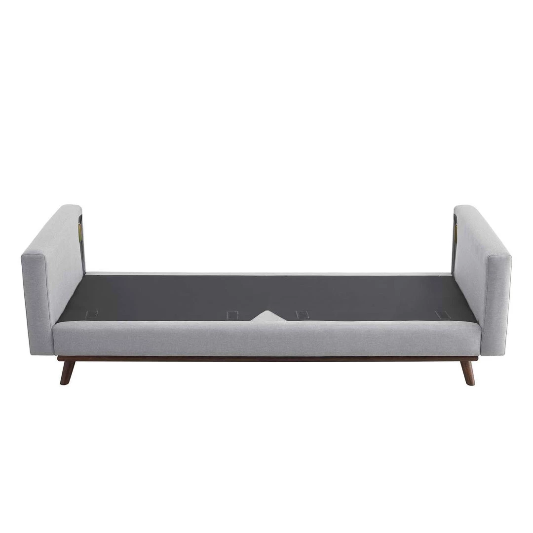 Modway Prompt Upholstered Fabric Sofa Light Gray SOFAS 6 Modway Prompt Upholstered Fabric Sofa Light Gray SOFAS