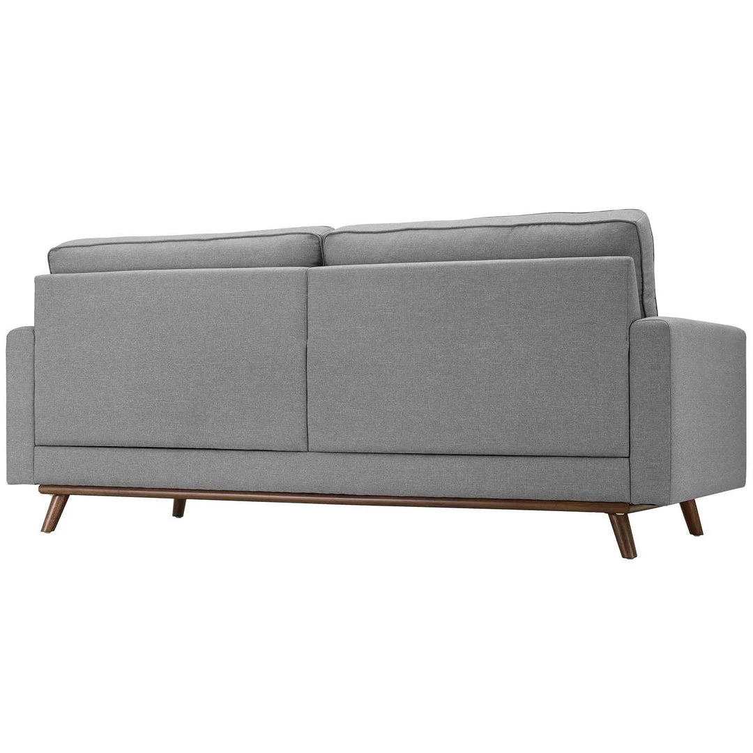 Modway Prompt Upholstered Fabric Sofa Light Gray SOFAS 3 Modway Prompt Upholstered Fabric Sofa Light Gray SOFAS