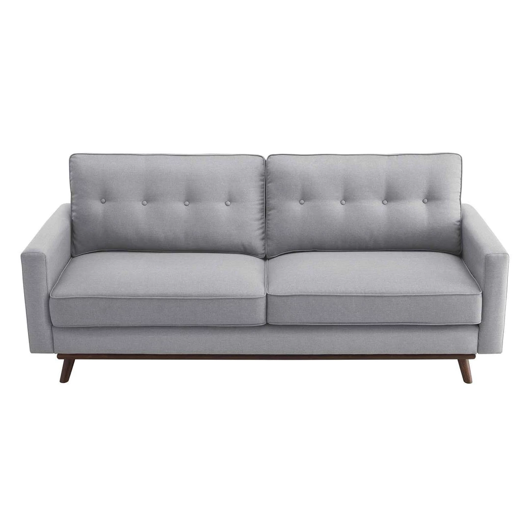 Modway Prompt Upholstered Fabric Sofa Light Gray SOFAS 9 Modway Prompt Upholstered Fabric Sofa Light Gray SOFAS