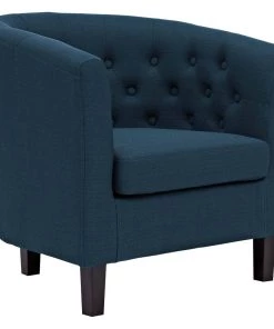 Modway Prospect 2 Piece Upholstered Fabric Armchair Set Azure