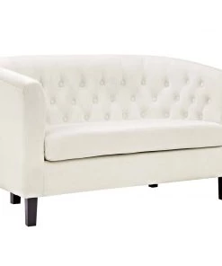 Modway Prospect Performance Velvet Loveseat Ivory
