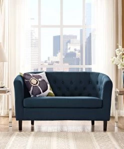 Modway Prospect Upholstered Fabric Loveseat Azure Loveseats 10 Modway Prospect Upholstered Fabric Loveseat Azure Loveseats
