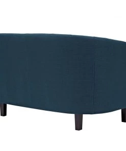 Modway Prospect Upholstered Fabric Loveseat Azure Loveseats