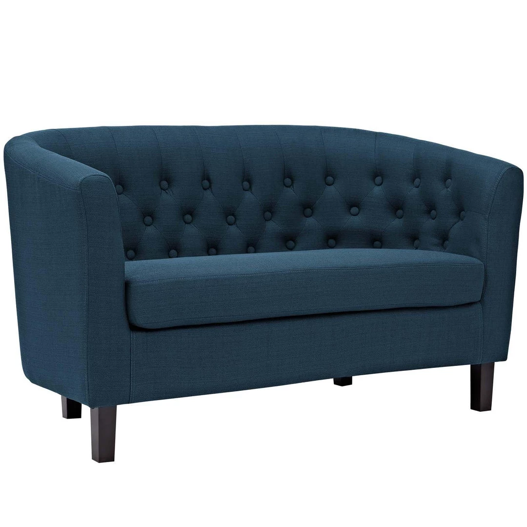 Modway Prospect Upholstered Fabric Loveseat Azure Loveseats 1 Modway Prospect Upholstered Fabric Loveseat Azure Loveseats