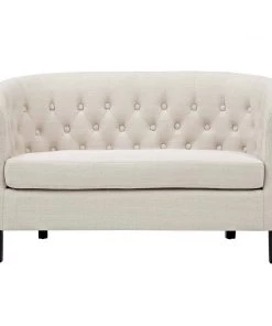 Modway Prospect Upholstered Fabric Loveseat Beige Loveseats 8 Modway Prospect Upholstered Fabric Loveseat Beige Loveseats