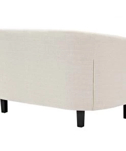 Modway Prospect Upholstered Fabric Loveseat Beige Loveseats