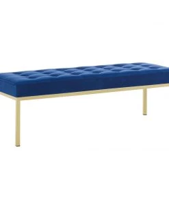 Modway Accent Benches Province French Vintage Upholstered Fabric Bench Beige