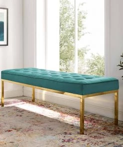 Modway Accent Benches Province French Vintage Upholstered Fabric Bench Gray 10 Modway Accent Benches Province French Vintage Upholstered Fabric Bench Gray